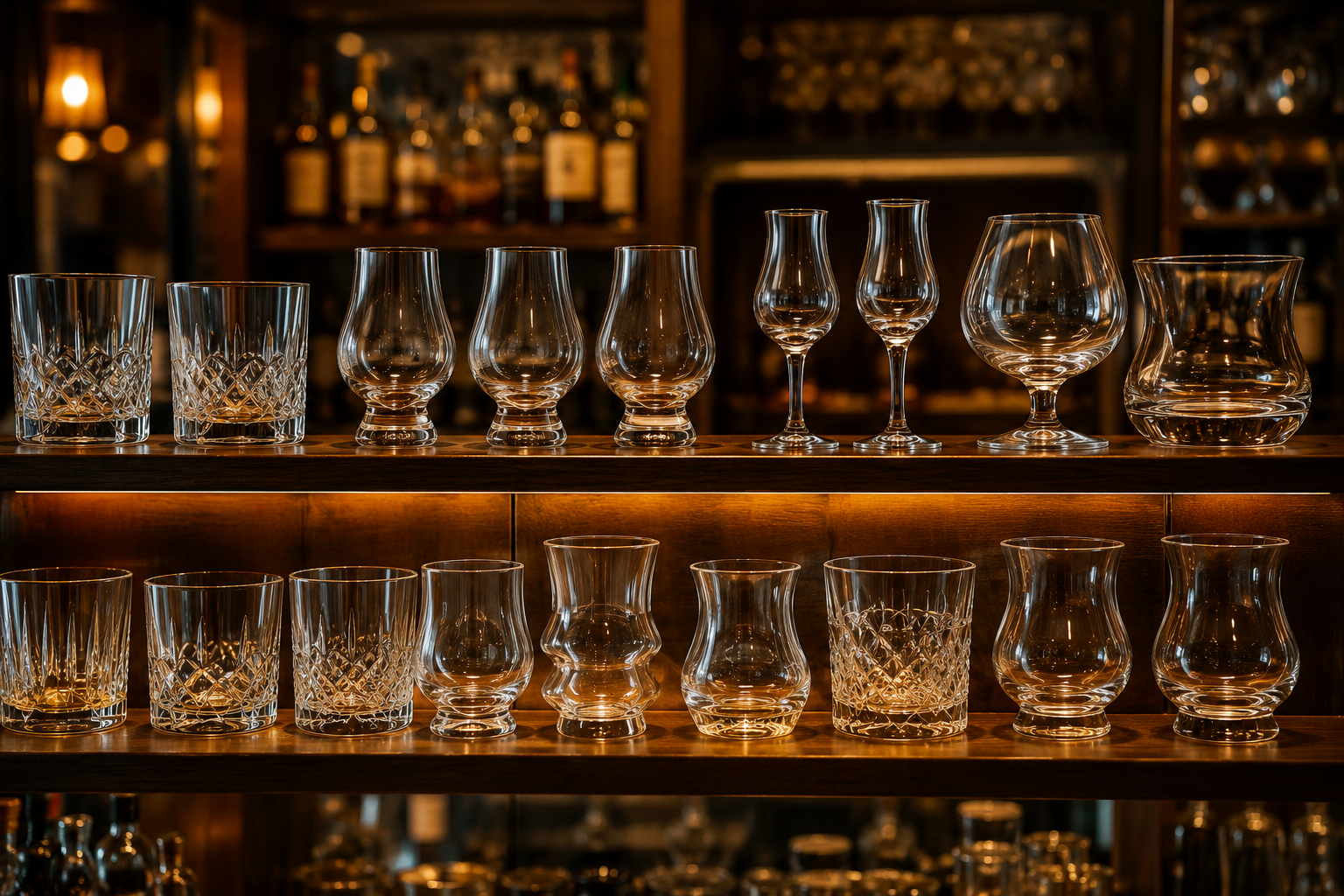 whisky glasses